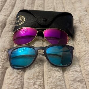 LOT 2 pairs RayBan sunglasses